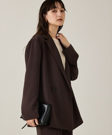 【セットアップ対応】ワイドダブルジャケット