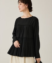 エアーフローティアードブラウス