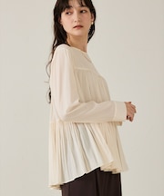 エアーフローティアードブラウス