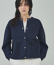 ダブルフェイスニットカーディガン