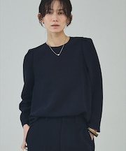 ライトダブルクロスナローブラウス