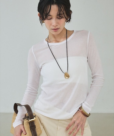 シアーテレコロングスリーブT