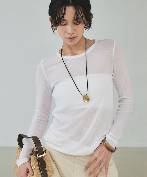 シアーテレコロングスリーブT