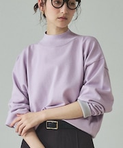 バイカラーハイネックプルオーバー