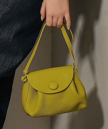 シュリンクレザーミニショルダーバッグ