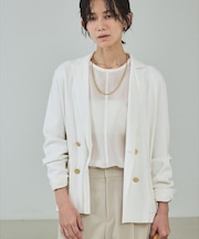 ニットテーラードジャケット