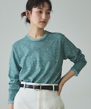 シアーミックスニットプルオーバー