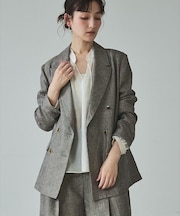 【セットアップ対応】ラメリネンジャケット