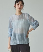 シアークレープブラウス