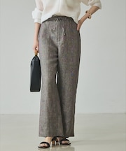 【セットアップ対応】ラメリネンドロストパンツ