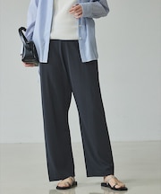 【接触冷感・セットアップ対応】レーヨンストレッチニットパンツ