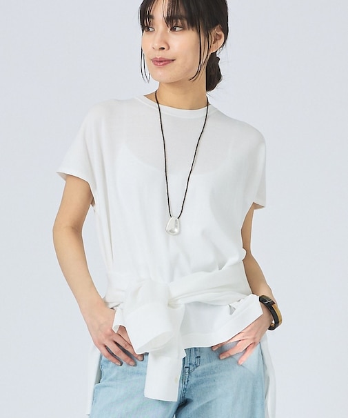 【接触冷感・セットアップ】レーヨンストレッチフレンチ