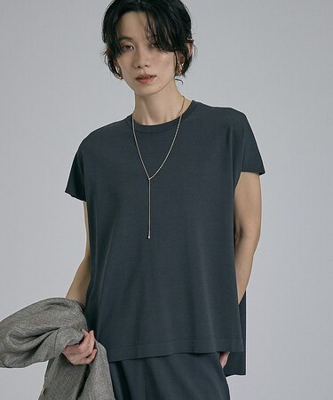 【接触冷感・セットアップ】レーヨンストレッチフレンチ