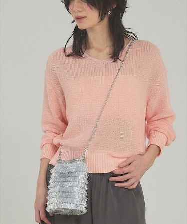 【Benelli Montacone】フリンジポシェショルダーバッグ