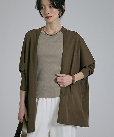 【接触冷感】シアーオーバーカーディガン