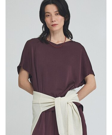 【接触冷感＆吸水速乾】新色入荷！クールサテンブラウス/セットアップ対応