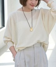 【大人気アイテムが進化して新登場！】camifine ニットプルオーバー