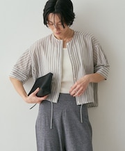 【シルエット調整可能】フォルムドロストブラウス
