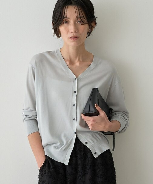 テンセルウールカシュクールカーディガン