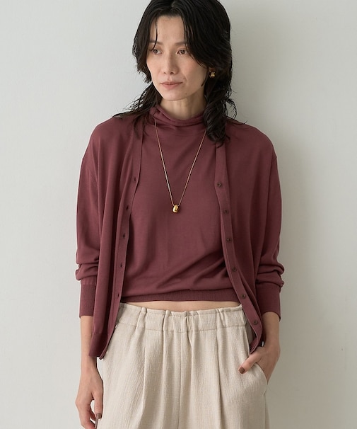テンセルウールカシュクールカーディガン