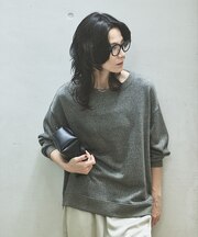 ラメ裏毛プルオーバー
