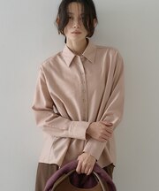 ウールミックスシャツ