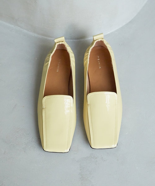 ako プリティバレリーナホワイトエナメルフラットシューズ36 1/2新品 ako プリティバレリーナホワイトエナメルフラットシューズ36 1/2