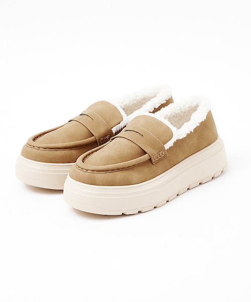 販売店舗限定】厚底ファーシューズ｜オゥ バニスターの通販｜&mall