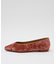【Vibram/ヴィブラムソール】Ｖカットフラットパンプス