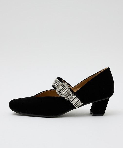 ベルトスクエアパンプス