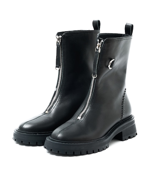 軽量タンクソール フロントジップブーツ｜オゥ バニスターの通販