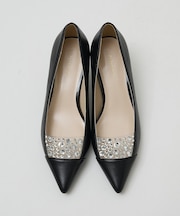 ラインストーンパンプス