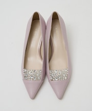 ラインストーンパンプス