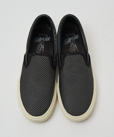 【シルクネクタイ生地使用】スリッポンスニーカー