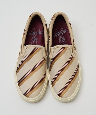 【シルクネクタイ生地使用】スリッポンスニーカー