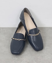 【販売店舗限定】バブーシュビットモカスクエアトゥローファー