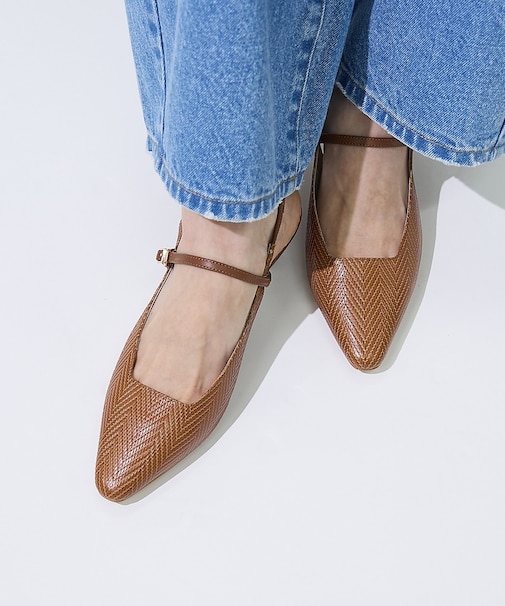 スリングバックパンプス