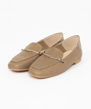 【販売店舗限定】バブーシュビットモカスクエアトゥローファー
