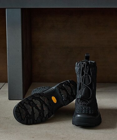 【Vibramソール搭載】キルティングスノーブーツ