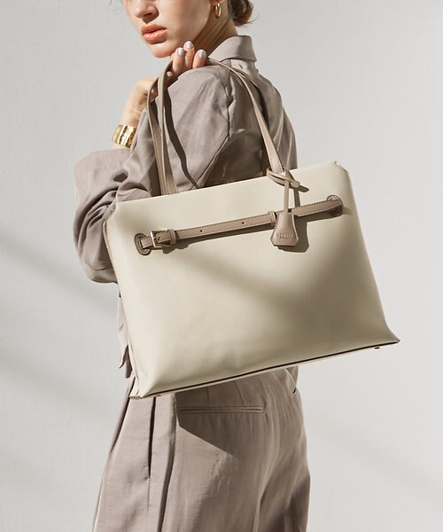BAILA掲載】Squlay/ベルテッドセパレートトートL｜ロウェル シングスの