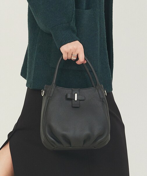 Ballon/レザー2wayショルダーバッグ