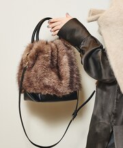 Linfa/ファー2WAYショルダー