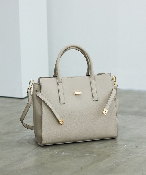 ●SOEUR/ベルテッド2WAYトートバッグ