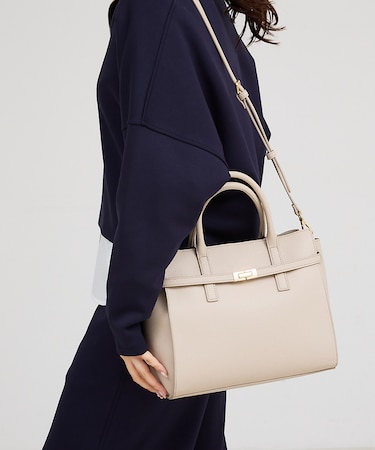 ●SOEUR/ベルテッド2WAYトートバッグ