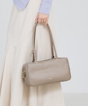 Raffy/レザースクエアボストン