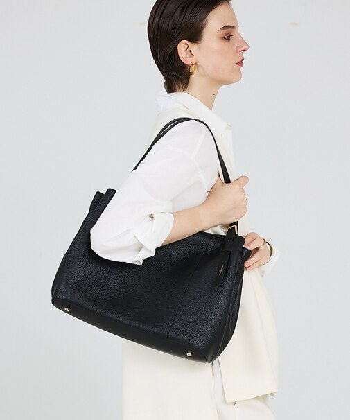 Leciel/レザーA4トート