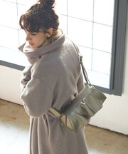 ギャザー2WAYショルダーバッグ