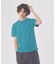 【ノンストレス】COTTON LYCRA 圧着 クルーネック 半袖 ボーダーTシ
