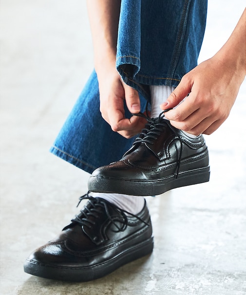 【プレーントゥ/チロリアン/ウイングチップ】選べるカジュアルシューズシリーズ