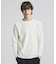 【ノンストレス】定番 / COTTON LYCRA 圧着 クルーネック 長袖 T